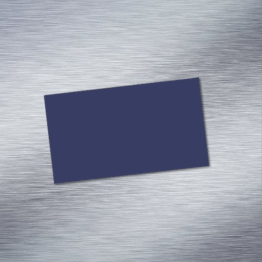 Create Your Own navy blue Custom personalized Magnetisch Visitekaartje (Voorbeeld)
