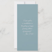 Create Your Own Orange Kitten Vine Bookmark Card (Achterkant)
