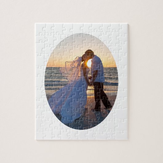 Create Your Own Oval Shape Wedding 8x10 Legpuzzel (Verticaal)