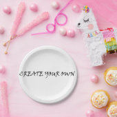 Create your own papieren bordje (Feest)