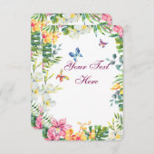 Create Your Own personalize Bedankkaart (Voorkant / Achterkant)