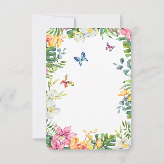 Create Your Own personalize Bedankkaart (Achterkant)