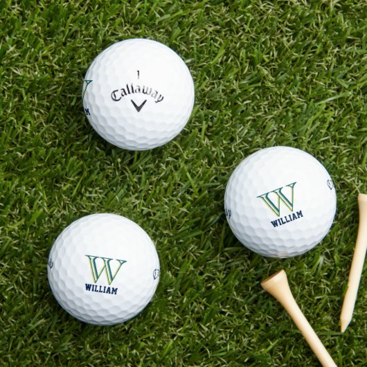 Create Your Own Personalize Branded Monogram Golfballen (Insitu Gras)