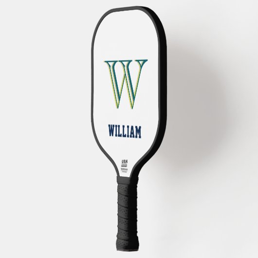 Create Your Own Personalize Branded Monogram Pickleball Paddle (Links)