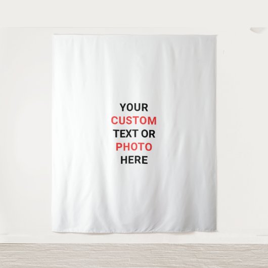 Create Your Own Personalize Extra-Large Wandkleed (Voorkant)