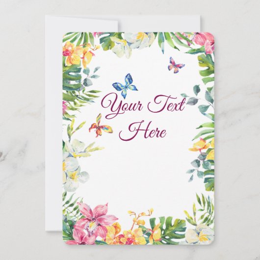 Create Your Own personalize Feestdagenkaart (Voorkant)