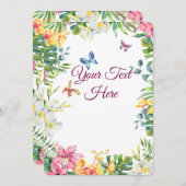 Create Your Own personalize Feestdagenkaart (Voorkant / Achterkant)