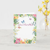 Create Your Own personalize Kaart (Gele Bloem)