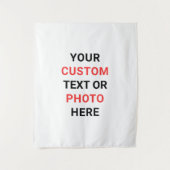 Create Your Own Personalize Medium Size Wandkleed (Voorkant)