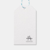Create Your Own Personalize Monogram Cadeaulabel (Voorkant)