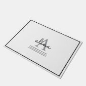 Create Your Own Personalize Monogram Deurmat (Schuin)