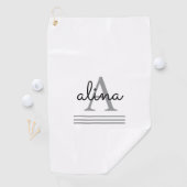 Create Your Own Personalize Monogram Golfhanddoek (Insitu)