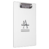 Create Your Own Personalize Monogram Klembord (Rechts)