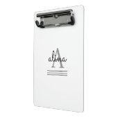 Create Your Own Personalize Monogram Mini Klembord (Angled2)