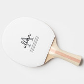 Create Your Own Personalize Monogram  Tafeltennisbatje (Zijkant)
