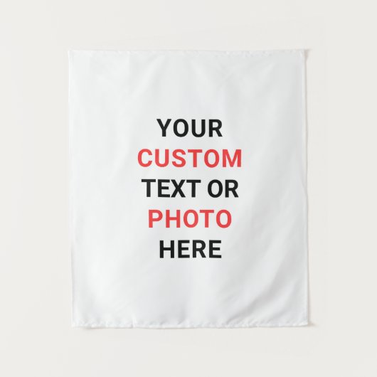 Create Your Own Personalize Small Size Wandkleed (Voorkant)