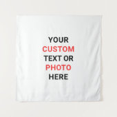 Create Your Own Personalize Square Wandkleed (Voorkant)