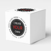 Create Your Own - Personalized, branded / Custom Bedankdoosjes (Voorkant Zijde)