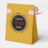 Create Your Own - Personalized, branded / Custom Bedankdoosjes (Achterkant)