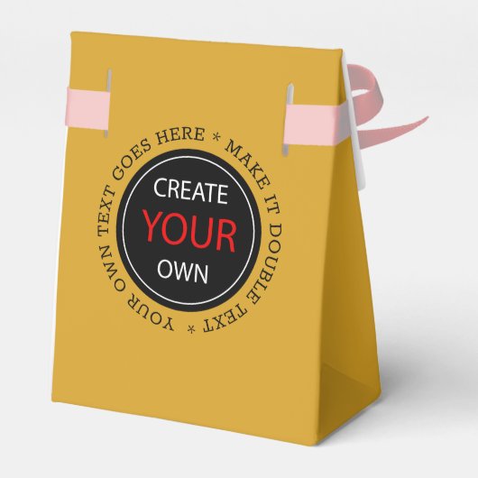 Create Your Own - Personalized, branded / Custom Bedankdoosjes (Achterkant)