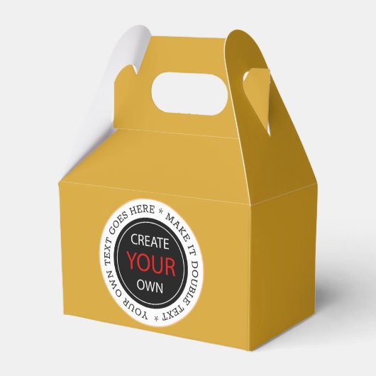 Create Your Own - Personalized, branded / Custom Bedankdoosjes (Achterkant)