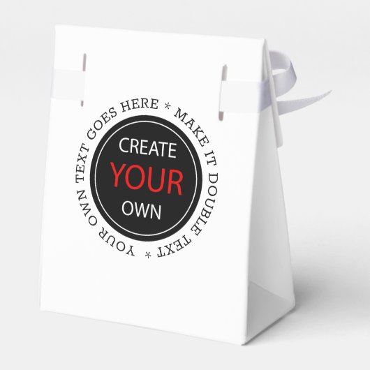 Create Your Own - Personalized, branded / Custom Bedankdoosjes (Achterkant)