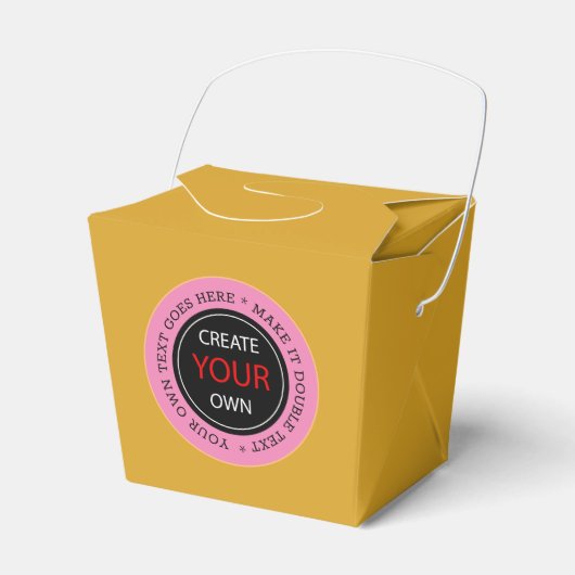 Create Your Own - Personalized, branded / Custom Bedankdoosjes (Voorkant Zijde)