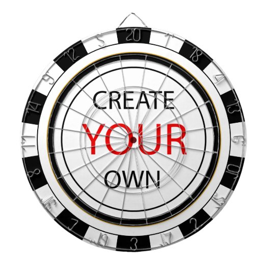 Create Your Own - Personalized, branded / Custom Dartbord (Voorkant)