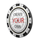 Create Your Own - Personalized, branded / Custom Dartbord (Voorkant Rechts)