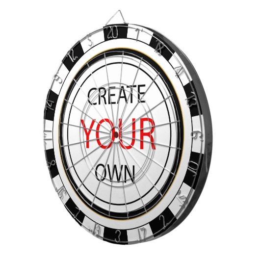 Create Your Own - Personalized, branded / Custom Dartbord (Voorkant Rechts)