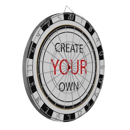 Create Your Own - Personalized, branded / Custom Dartbord (Voorkant Links)