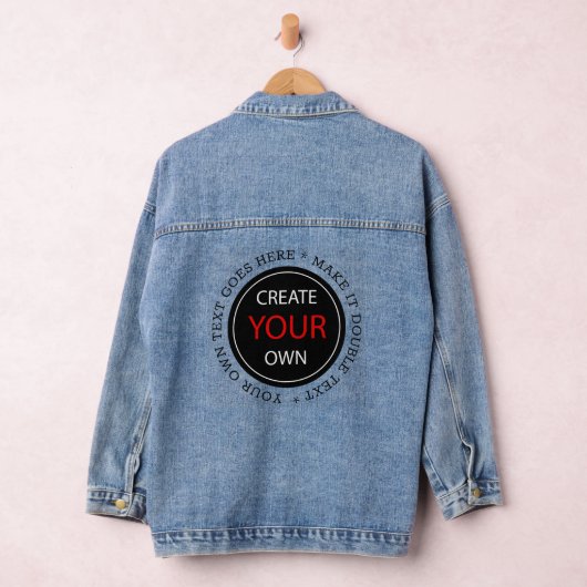 Create Your Own - Personalized, branded / Custom Denim Jacket (Hangar)