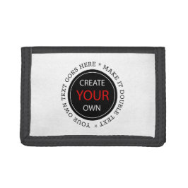 Create Your Own - Personalized, branded / Custom Drievoud Portemonnee