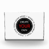 Create Your Own - Personalized, branded / Custom Fotoblokken (Voorkant)