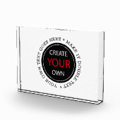 Create Your Own - Personalized, branded / Custom Fotoblokken (Rechts)