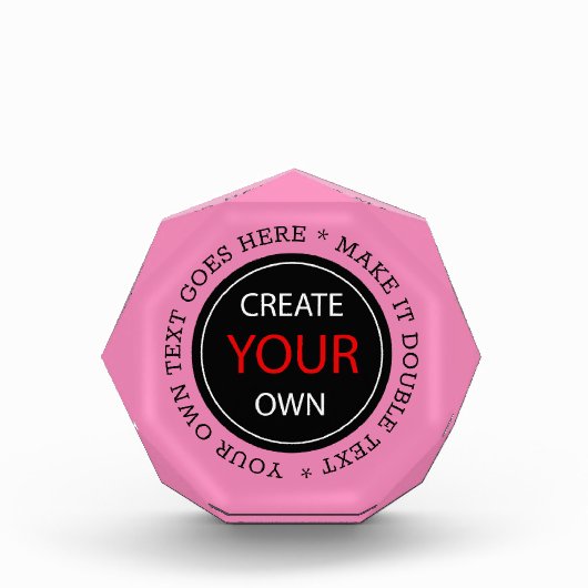 Create Your Own - Personalized, branded / Custom Fotoblokken (Voorkant)