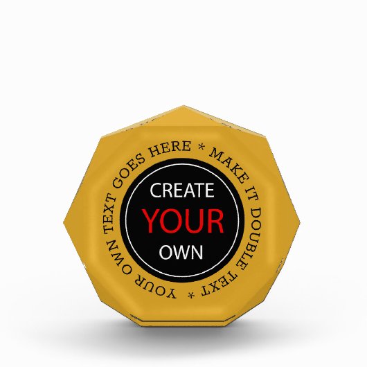 Create Your Own - Personalized, branded / Custom Fotoblokken (Voorkant)