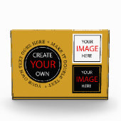 Create Your Own - Personalized, branded / Custom Fotoblokken (Voorkant)