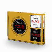 Create Your Own - Personalized, branded / Custom Fotoblokken (Rechts)