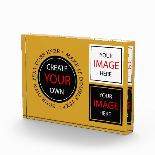 Create Your Own - Personalized, branded / Custom Fotoblokken (Rechts)