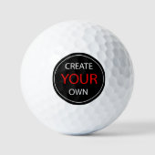 Create Your Own - Personalized, branded / Custom Golfballen (Voorkant)