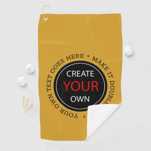 Create Your Own - Personalized, branded / Custom Golfhanddoek (Insitu)