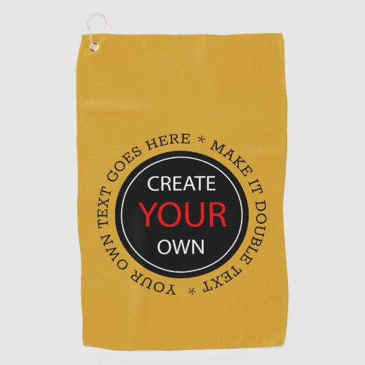 Create Your Own - Personalized, branded / Custom Golfhanddoek (Voorkant)