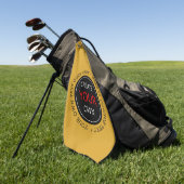 Create Your Own - Personalized, branded / Custom Golfhanddoek (Groen)