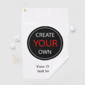 Create Your Own - Personalized, branded / Custom Golfhanddoek (Insitu)
