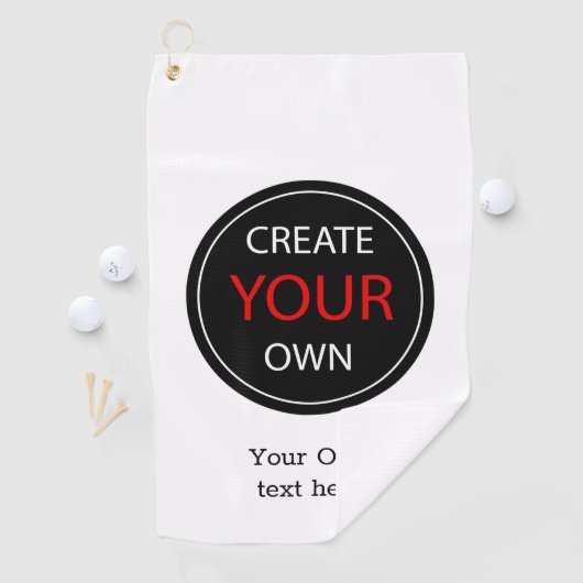 Create Your Own - Personalized, branded / Custom Golfhanddoek (Insitu)