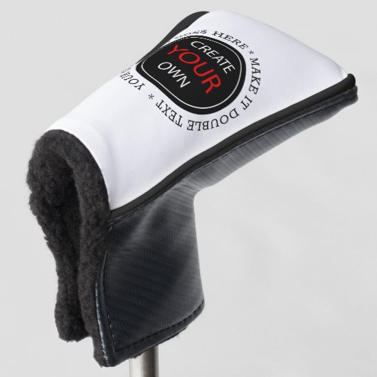 Create Your Own - Personalized, branded / Custom Golfheadcover (3/4 voorkant)