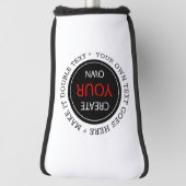 Create Your Own - Personalized, branded / Custom Golfheadcover (Draai 90)