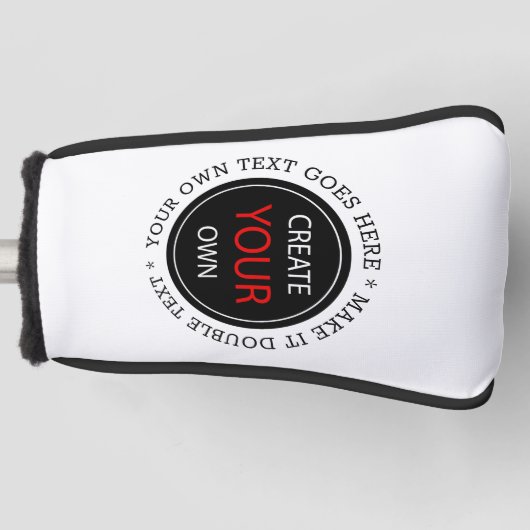 Create Your Own - Personalized, branded / Custom Golfheadcover (Voorkant)
