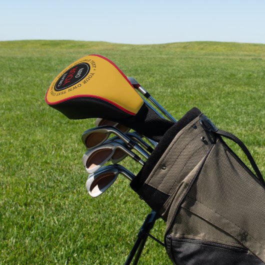 Create Your Own - Personalized, branded / Custom Golfheadcover (Insitu)